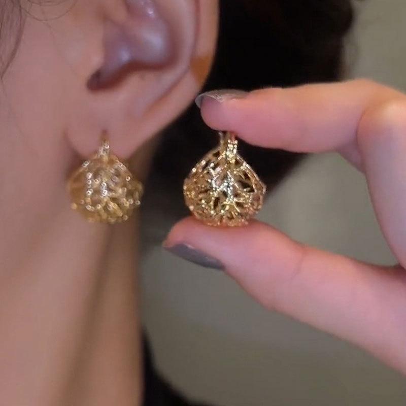 

Модные Серьги, Серьги, Модные И Универсальные Аксессуары Для Ушей One Size золотой