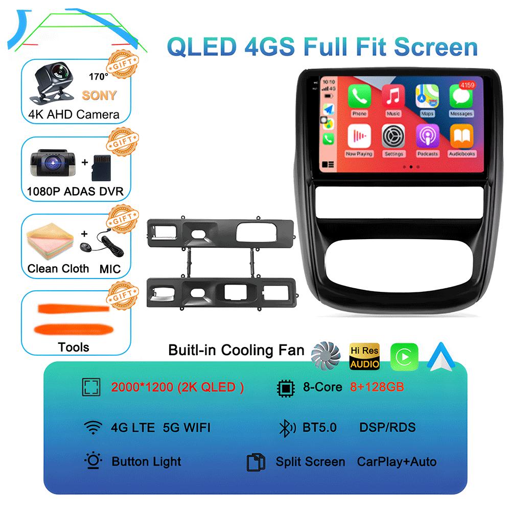 Android 14 Car Radio For Renault Duster 1 2010 - 2015 For Nissan terrano lll 3 2014 - 2022 Multimedia Video Player Navigation s