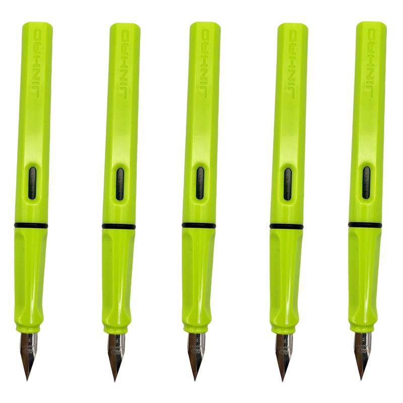 10/5 PCS JINHAO 619 Fountain Pen High Quality Colors Student F EF Nib Ink Pen Calligraphy Pen Stationery School Office Supplies