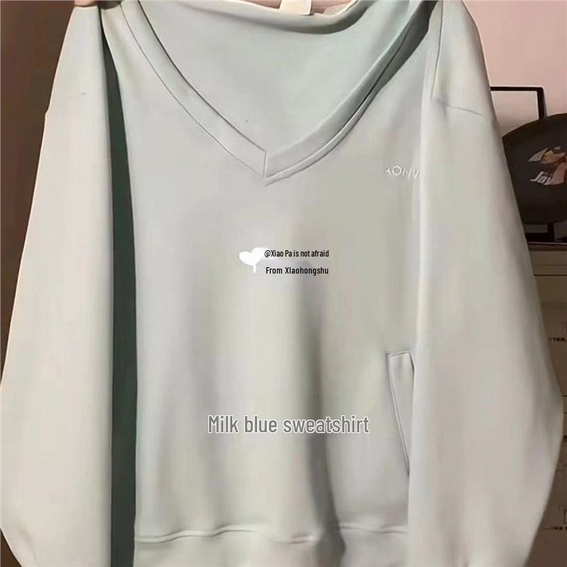 Plaid Hooded Two-Piece Sweatshirt - 2024 College Style Loose Fit