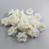 10 Pcs Artificial Cherry Blossom Flower Heads Mini Fake Silk Cherry Blossom Flower for Crafts Bridal Hair Clips Headbands Dress DIY Accessories