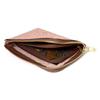 AGILITY Affa Smartphone Wallet with Cowhide Mini Wallet with Floral "Smart Wallet" L-shaped Zipper, Leather, Pattern, Women's