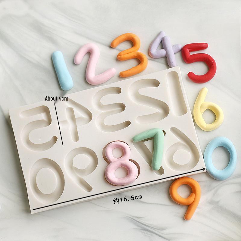 Silicone Number Cake Mold for Fondant, Gum Paste & Chocolate