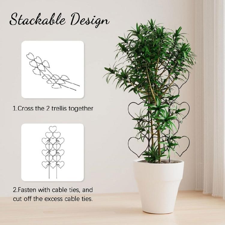 Potted Plant Climbing Support for Indoor Outdoor Flowers Vegetable Fruits Vine