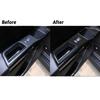 2Pcs Carbon Fiber Interior Rear Door Control Cover Trim For Ford Explorer