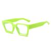 2022 Stylish Square Frame Glasses: European & American Fashion, Versatile and Simple Design