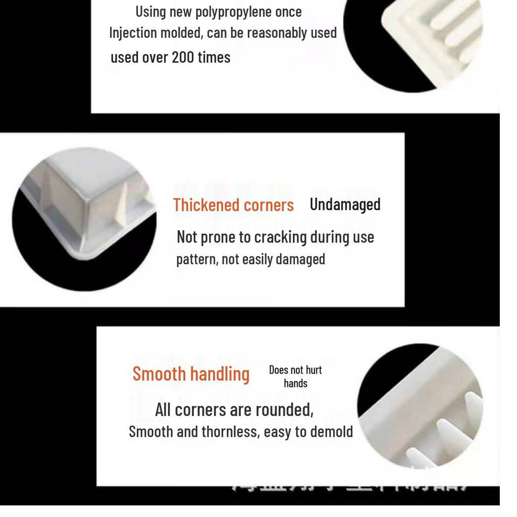 Garden Paving Colored Brick Molds - DIY Embossed Cement Flower Frame