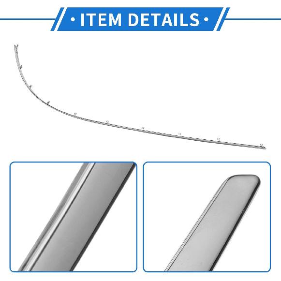 Motoforti Rear Left Bumper Grille Trim Garnish Bumper Garnish Trim for Mercedes-Benz E350 Coupe 2-Door 2010-2013 Direct Fit Replacement No.2078852121