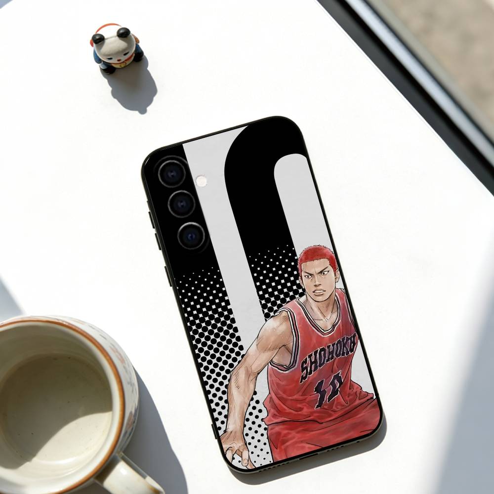 Hanamichi Sakuragi Phone Case For Samsung Galaxy A73,A72,A71,A70,A53,A52,A51,Soft Black Cover