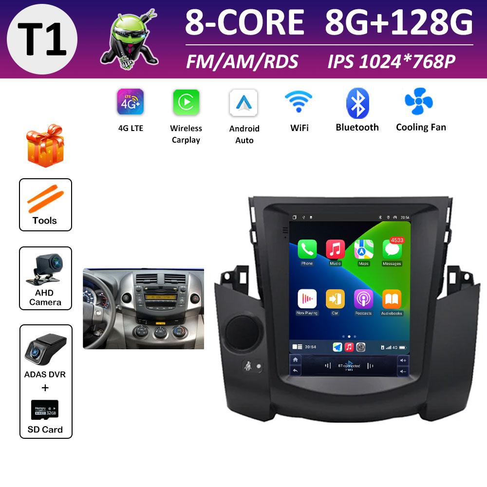 For Toyota RAV4 2009 2010 2011 2012 Car Video Radio Multimedia Player DSP Stereo Android OS IPS Touch Screen GPS Navi Head Unit