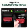 Housse anti-poussière pour port OBD de voiture en silicone avec poignée Manchon de protection Verrou de port OBD Capuchons Imperméable Anti-poussière Accessoires de voiture