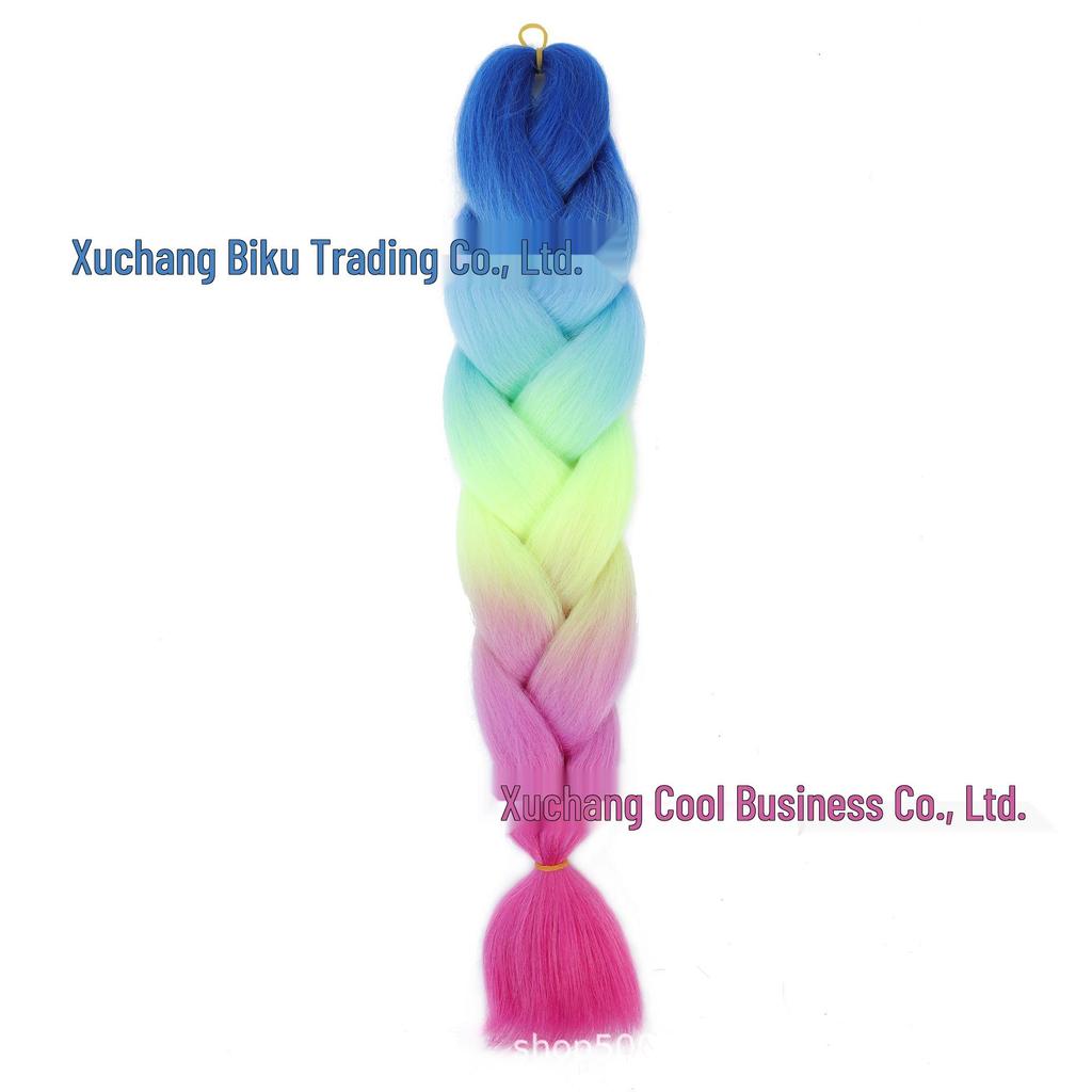 Three, Four, Five-Color Gradient High-Temp Fiber Jumbo Braid Material
