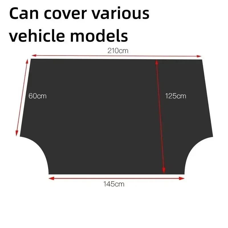 Automobile Sunshade Cover 1PC Magnetic Car Front Windscreen Cover Windshield Snow Sun Shade Waterproof Car Cover