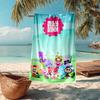 Ultra-Soft Beach Towel with Jelly Jamm Theme,Ideal for Pool - Camping, Diving - Perfect Travel Essential, Vibrant Beach Towel.