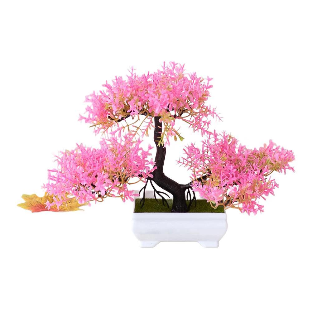 Home Decor Ornamental Plants Artificial Pine Plant Artificial Bonsai Plant Decoration Habitat D Cor Compact Size