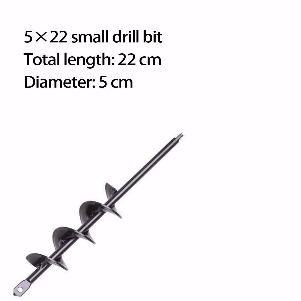Spiral Rod Hand Drill for Planting Seeds, Flowers, Vegetables, In Greenhouse with Electric Drill and Flashlight