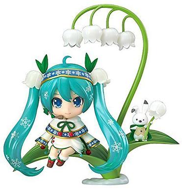 Nendoroid Character Vocal Series 01 Hatsune Miku Snow Miku Snow Bell figura mobile dipinta Ver. ABS e PVC non in scala