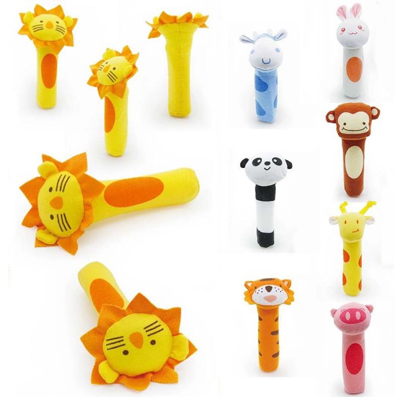 Buy Baby Animal Hand Bell Rattle Soft Rattle Toy Newborn Rattle Mobiles
