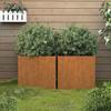 VidaXL Planters 2 Pcs, Flower Boxes, Raised Beds, Plant Pots, Garden Patio Terrace Outdoor Decorations, 821552