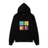 Anime Jujutsu Kaisen Ending Scene Printed Hoodie Loose Warm Fleece Sweatshirt Autumn Winter Minimal Street Pullover