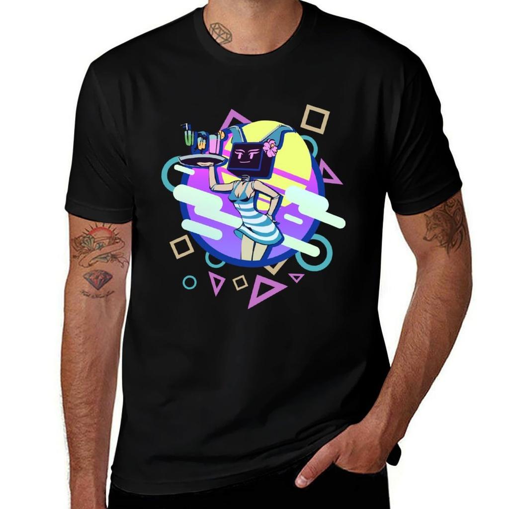 Vaporwave Erie Tshirt Sport Basic Moisture Wicking Tee