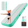 VEVOR Inflatable Gymnastics Air Mat 3m Training Mats W/ Electric Pump, 20 Cm Thick Sturdy Tumble Track