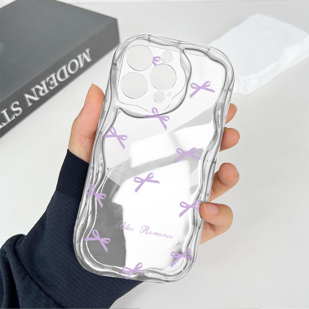 Cute Cartoon Pattern Cream Texture Casing Wavy Edge Soft Silicone Cover Phone Case for OPPO Reno Realme