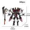 606 piezas Hombre Guitarra Infernal Altavoz Bloque de Construcción Modelo Popular Videojuego de Terror Mech Ensamblaje Ladrillo Juguete Regalo para Fans del Inodoro