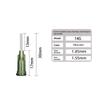 Luer Lock Blunt Dispensing Needles 14 Ga 1/2 Inch 30/100 Pcs Set for Epoxy Resin Craft Jewelry Making Projects