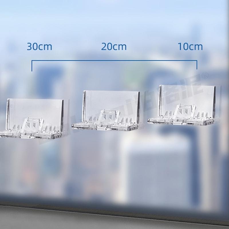 Pack of 4 Adjustable Window Restrictors With Portable Designs High Strength for Home Security and Ventilation Control