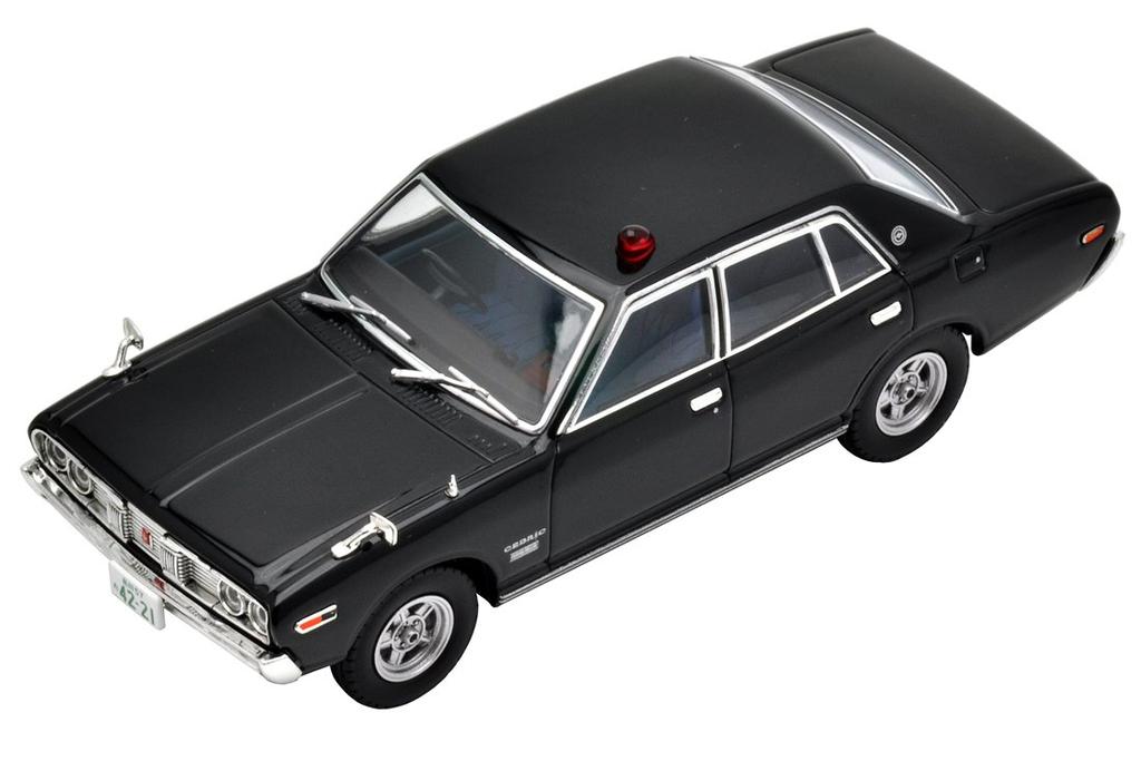 Tomica Limited Vintage Keisatsu 02 Cedric Patrol Car Completed LV-N43-Seibu (Black)