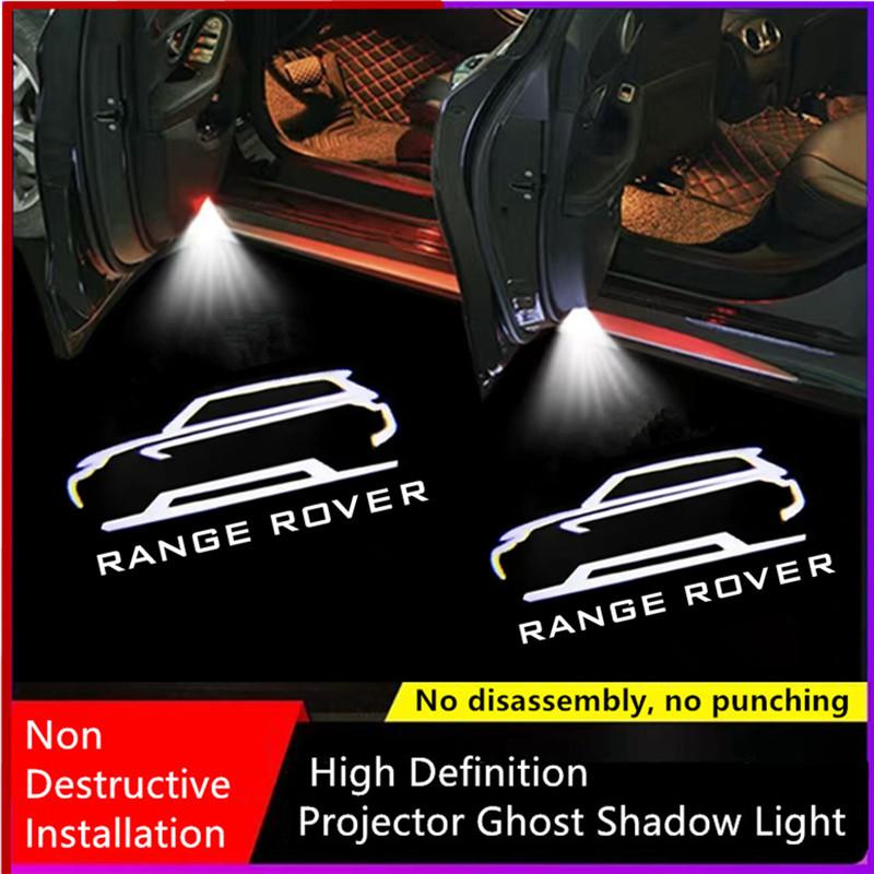 Led Car Door Welcome Laser Projector Logo Ghost Shadow NBDX6 Night Light Fit For Land Rover Range Rover L322 L405 Sport 3 4 L494 L551