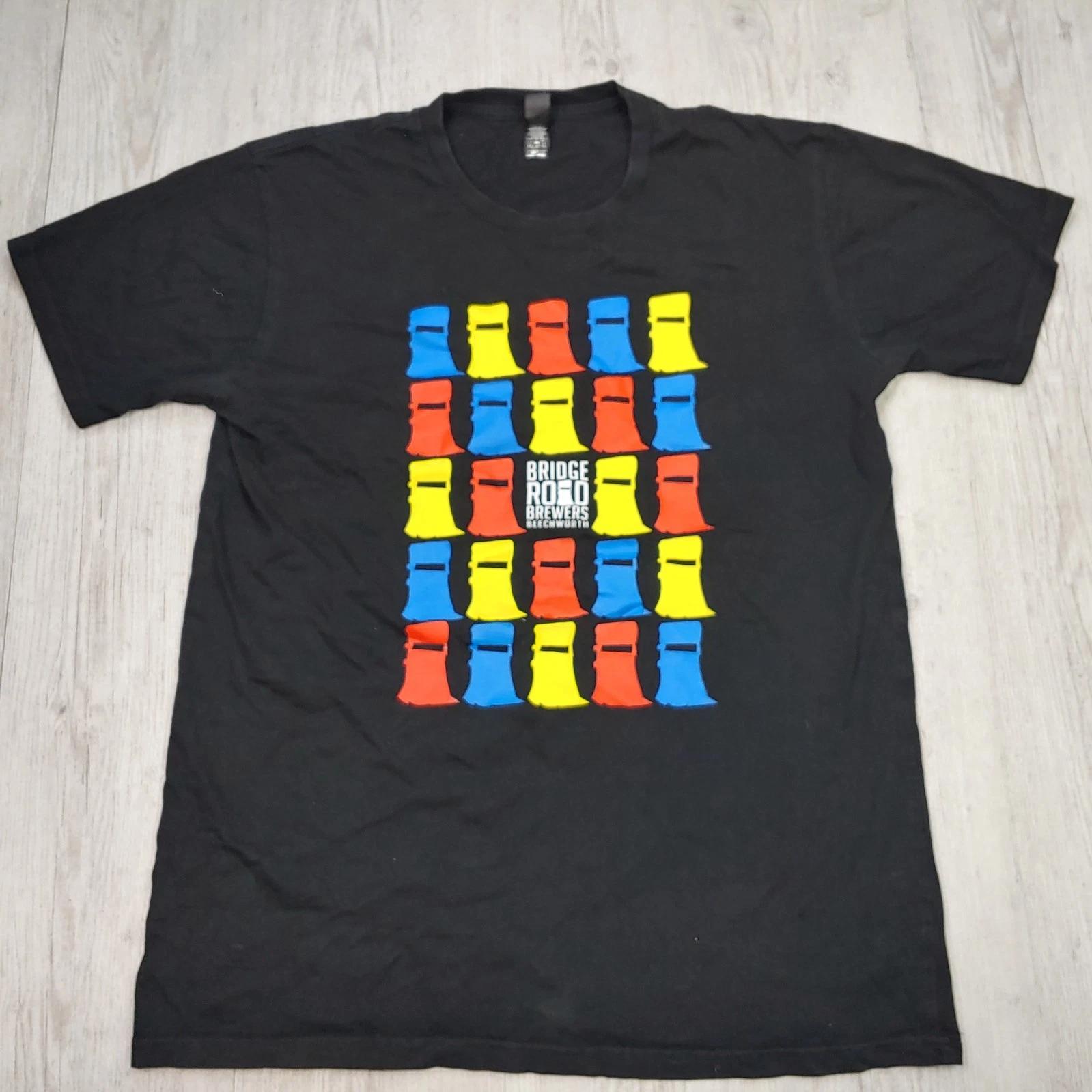 Bridge Road Brewers Ned Kelly 100% Cotton T-shirt Mens Tees Top Men s Australian Beer Casual Tee Black XL