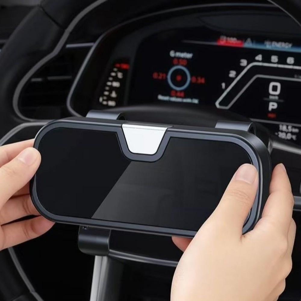 Shock-proof Car Glasses Box Press Switch Sun Visor Glasses Holder Car Sunglasses Holder  Car Visor