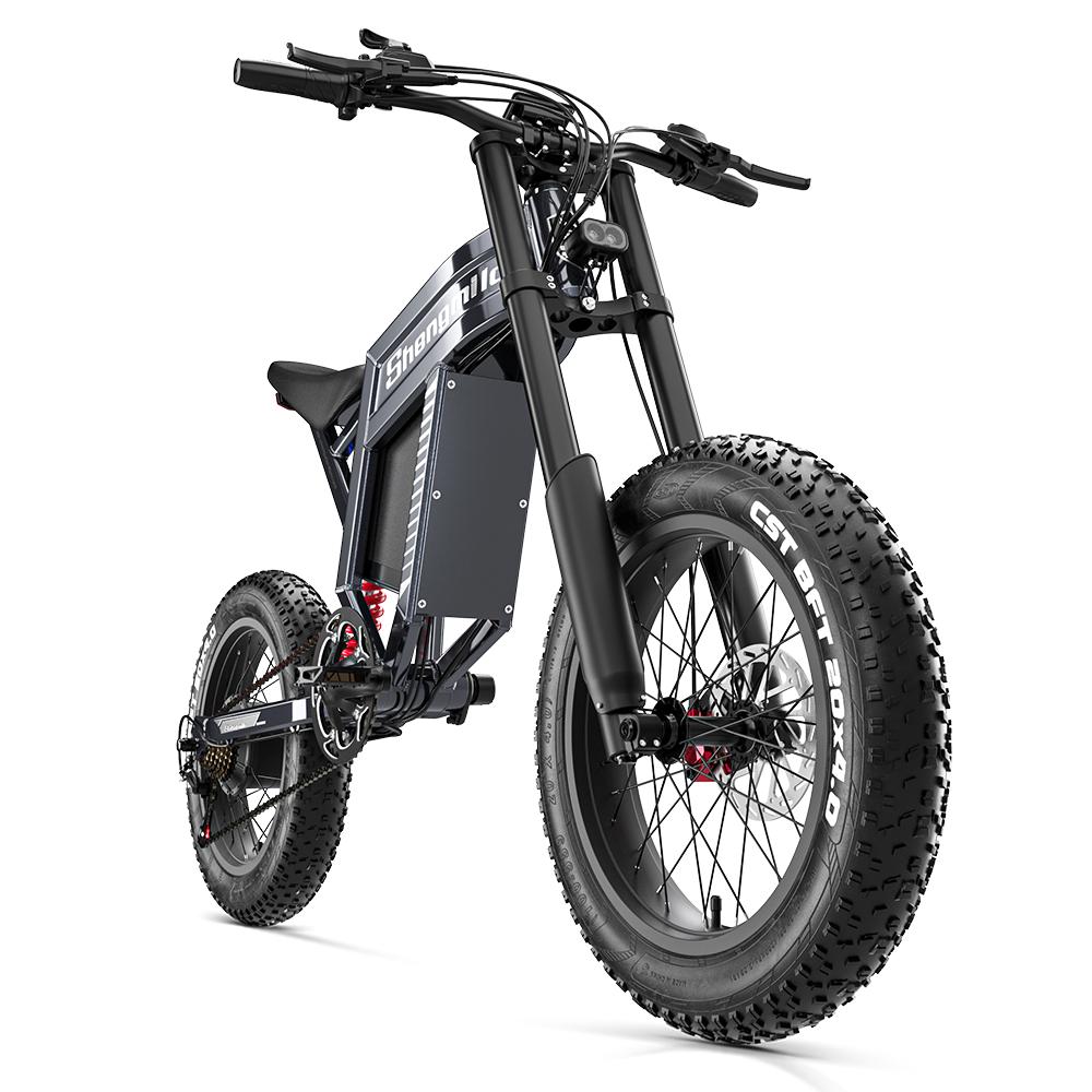 Shengmilo S900 All-Terrain 1500W Motor Electric Bicycle 60V30Ah Battery 20 Inch Fat Tires High-Performance E-Mountain Bike