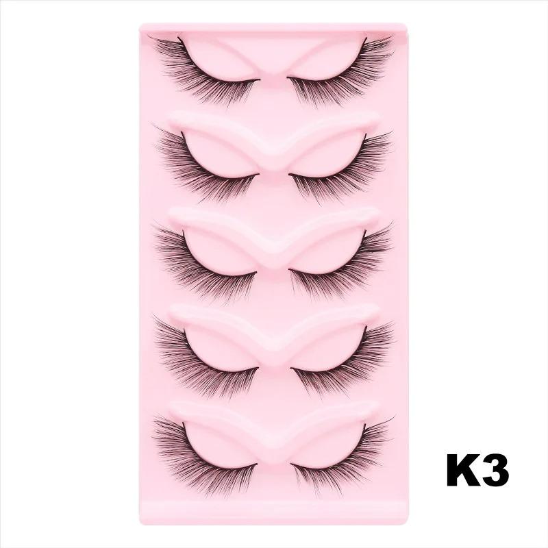 Lashes Fox Eyes False Eyelashes Cat Eye Lashes Lash Extension Supplies Winged Cosplay Faux Cils Beauty Female Makeup Tools Manga