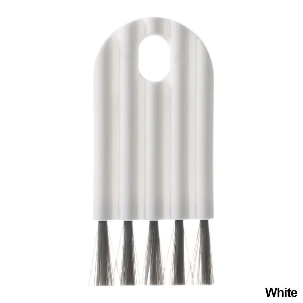 

Multifunctional Flexible Gap Cleaning Brush Soft Bristle Cup Cover Groove Milk Bottle Cleaner Household Tool білий