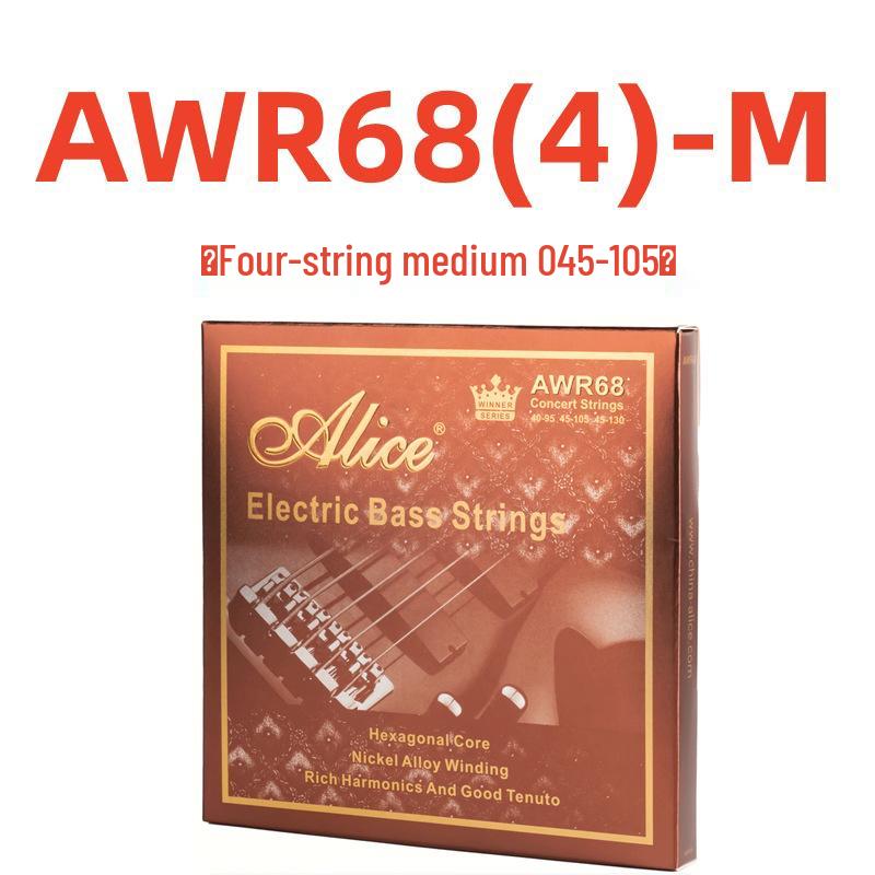 Alice AWR68 Elektrische Bassgitarre Saitensatz, Vier/Fünf-Saitig