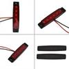 2pcs 6 LED Trailer Car Truck RV Boat Stop Mount Tail Turn Brake Light Bar Sealed