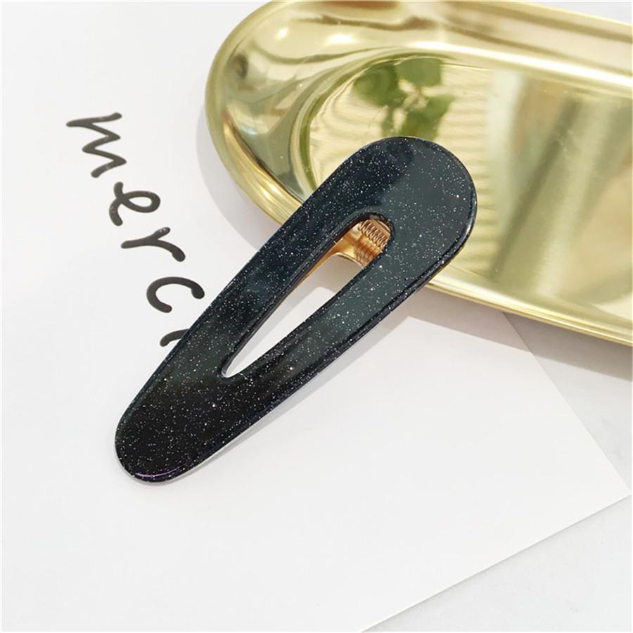 Big Hair Accessories Women Head Pins Fashion Jewelry Water Drop Rectangle Acrylic Hair Clip Barrettes Headwear for Girls