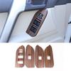 Car Window Glass Lift Switch Button Control Panel Frame Cover Trim For Toyota Land Cruiser Prado FJ150 150 2014-2018 Accessories