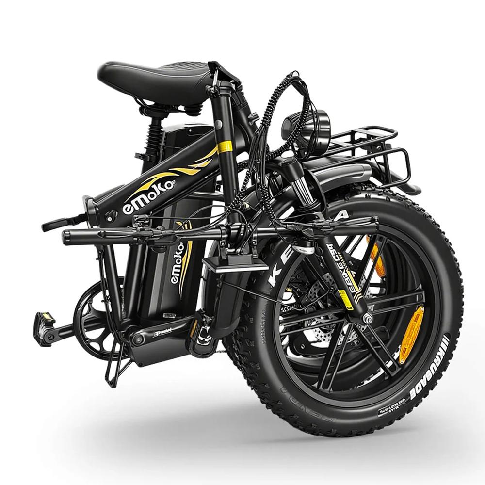 EMOKO C94-35AH City Folding Electric Bike EU-compliant 250W Motor (1000W Peak) 48V 35Ah Battery 7-speed Transmission System.