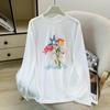 La Chapelle Women's Relaxed Fit Cartoon Long Sleeve T-Shirt