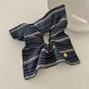 Korea Square Striped Cloth Scrunchies Women Girl Elastic Hair Rubber Band Accessories Tie Hair Ring Rope Headdress Headwear