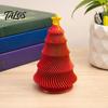 Travel Fidget Gadget 3D Printed Christmas Tree Toy, Lightweight Mini Desktop Ornament, Compact Relaxation Decompression Hand Toy for Anxiety