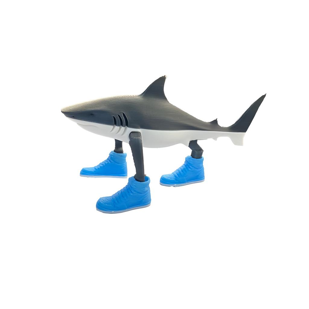 TungTungTungSahur Shark Figurine Figure Brainrot Figure Desktop Decoration Tralalero Tralala Figure Ornament Funny Doll 3D Print