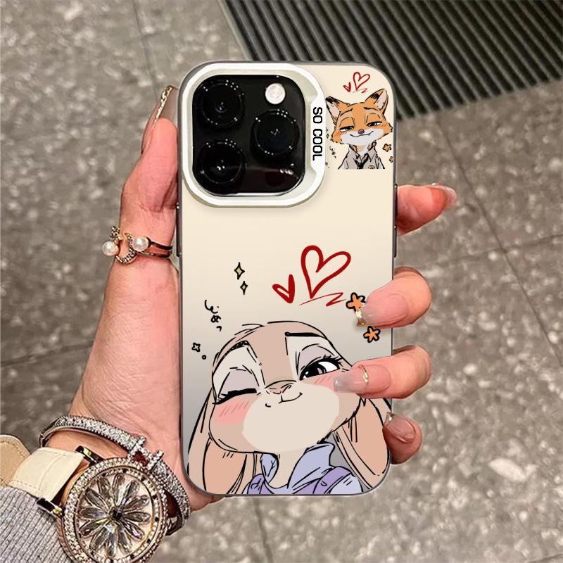 Judy Rabbit Silver Phone Case for Apple iPhone 12 Pro Max/13/14/15 Plus/16/17