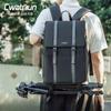 Casual Camera Backpack Daily Commuting Backpack One Machine Five Mirrors Leather Film Waterproof Camera Bag