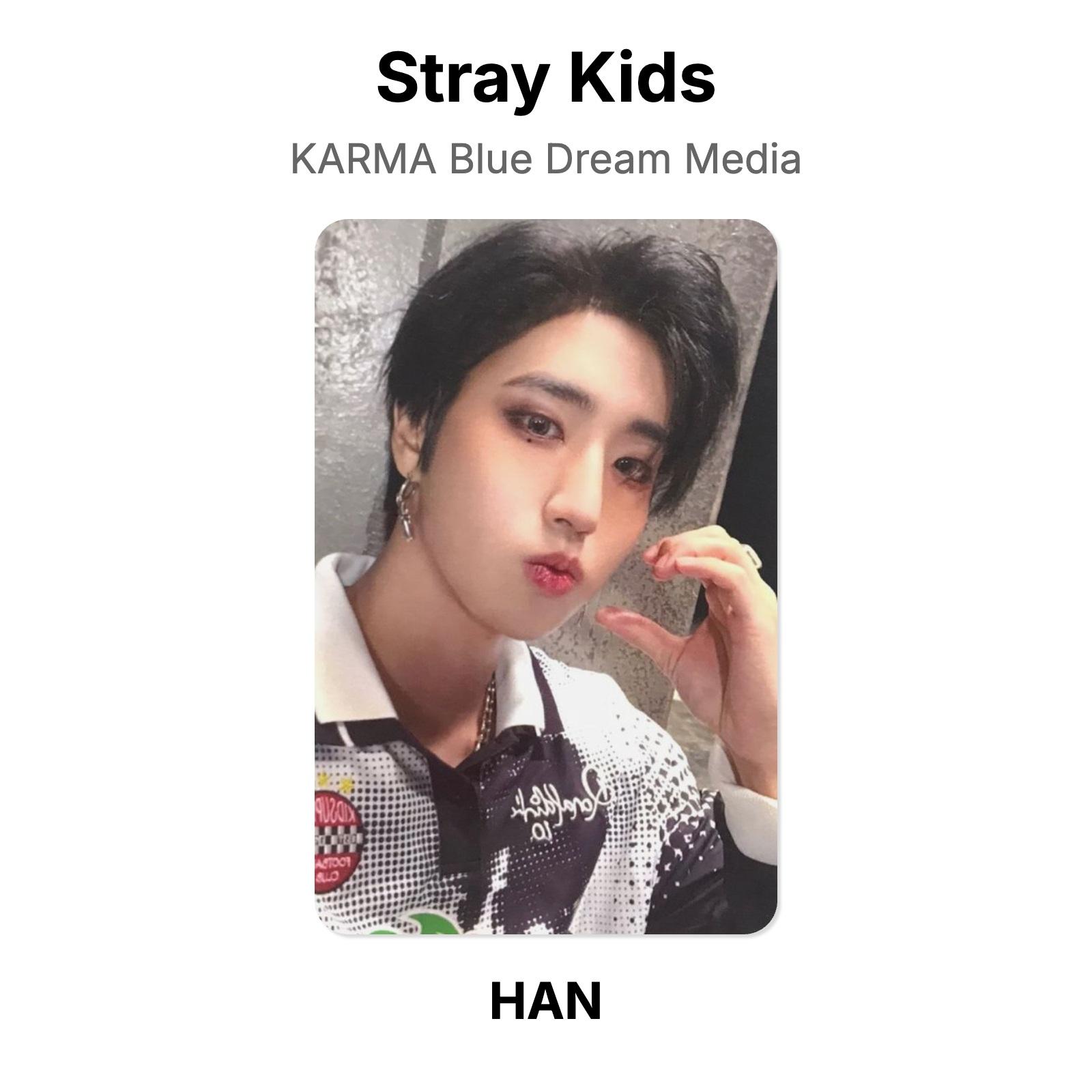 Stray Kids KARMA Blue Dream Media Official Photocard HAN