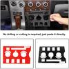 Car Air Conditioning Adjustment Switch Panel Trim Sticker Fit Toyot@a Tundra 2007-2013 Center Console Dashboard Air Conditioning Control Switch
